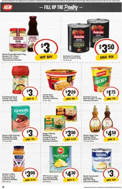 Preview of IGA Catalogue WA - valid from 22.10.2025 | Page: 23 | Products: Tomatoes, Cream, Salad, Fruits