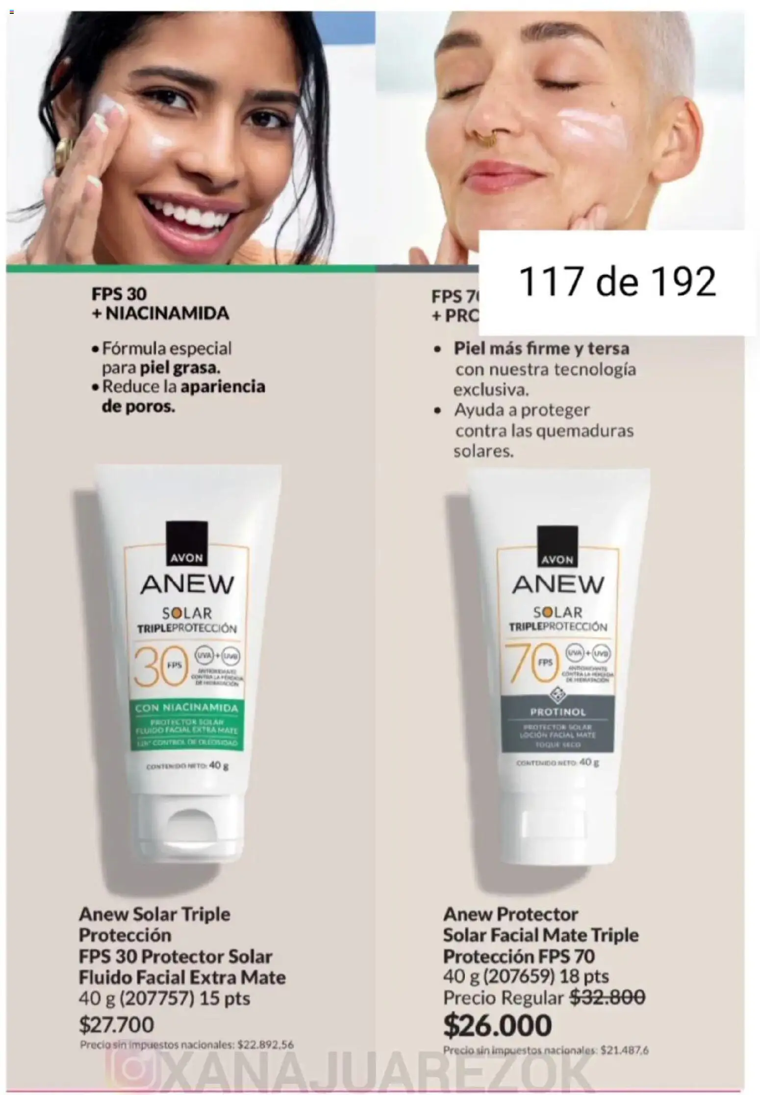 Avon - Campaña 3/2026 │ válido desde el 01.03.2026 | Página: 113 | Productos: Mate, Protector solar, Loción