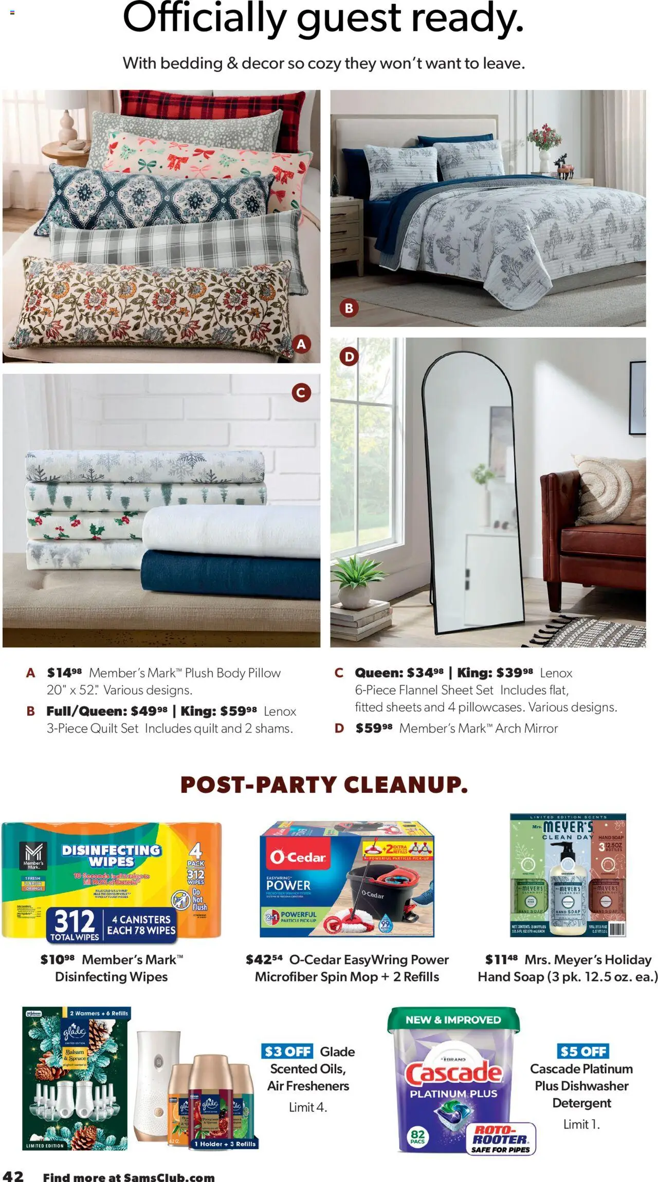 Sam's Club Black Friday - valid from 20.10.2025 | Page: 42 | Products: Pillow, Safe, Soap, Lemon