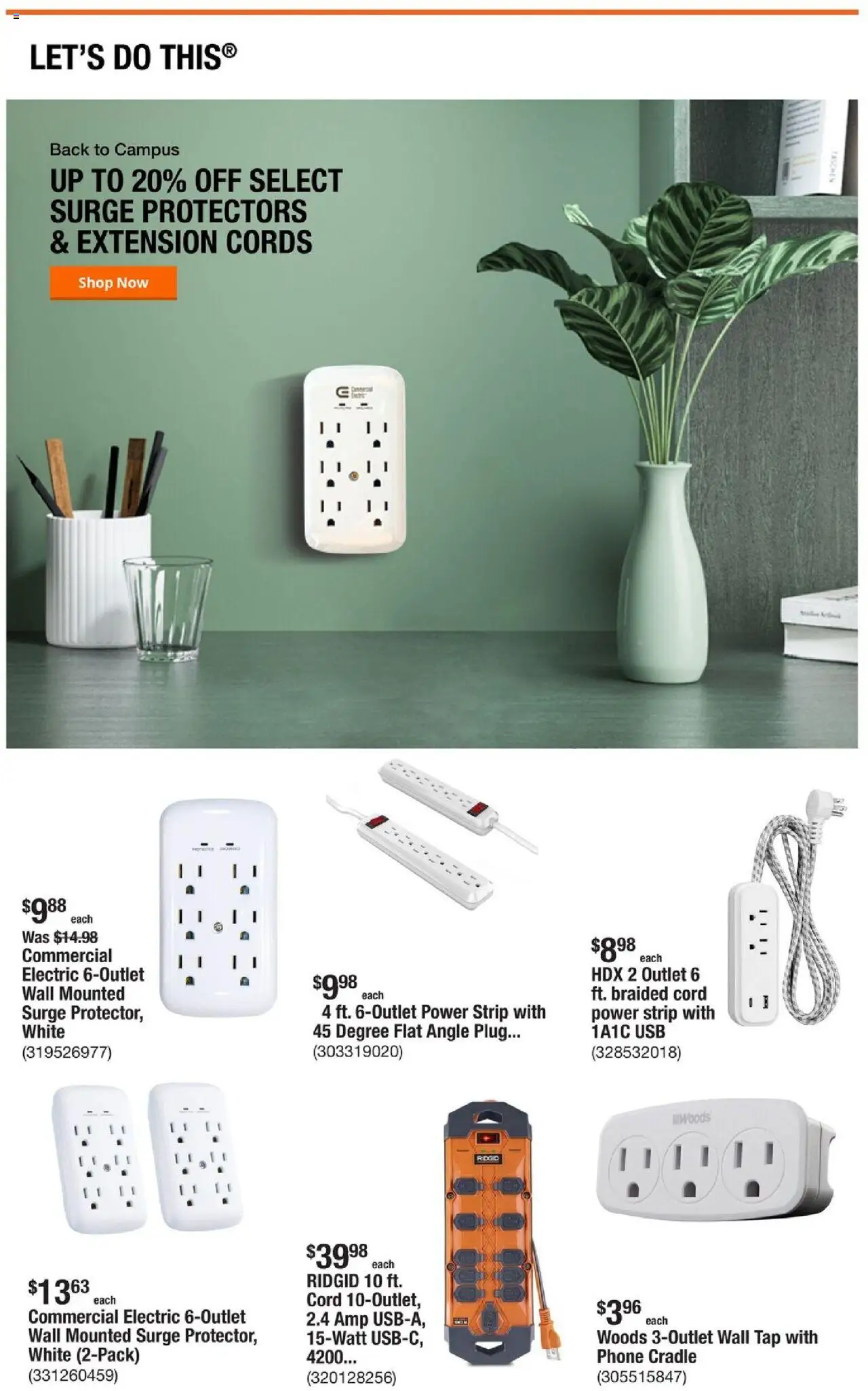 Home Depot Weekly Ad - valid from 14.08.2025 | Page: 3 | Products: Phone, Usb