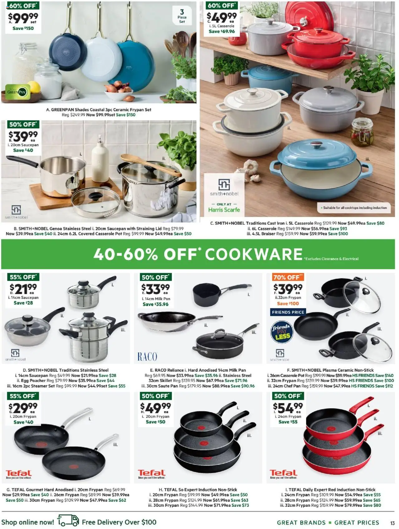 Harris Scarfe catalogue - valid from 28.06.2025 | Page: 13 | Products: Pot, Milk, Cookware, Iron