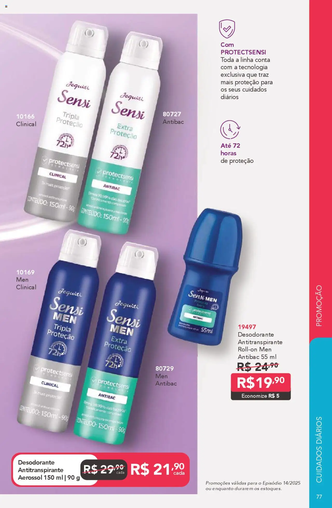 Jequiti Folheto - válido de 03.10.2025 | Página: 77 | Produtos: Desodorante