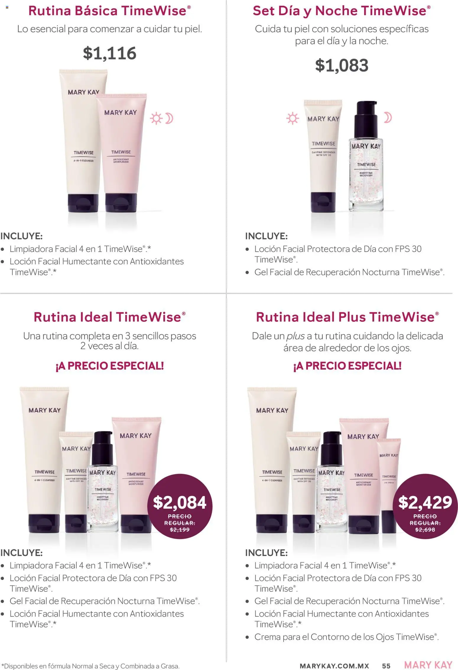 Nuevas ofertas de Mary Kay válidas en toda la República Mexicana desde el 01.04.2026. ¡Encuentra las mejores ofertas en Catálogo Mary Kay Abril 2026! | Página: 55
