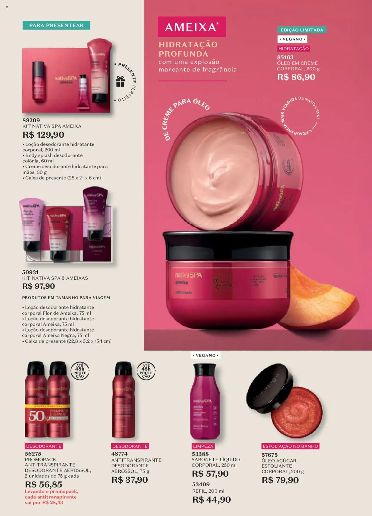 O Boticário Folheto - válido de 13.10.2025 | Página: 18 | Produtos: Hidratante corporal, Caixa, Creme, Açúcar