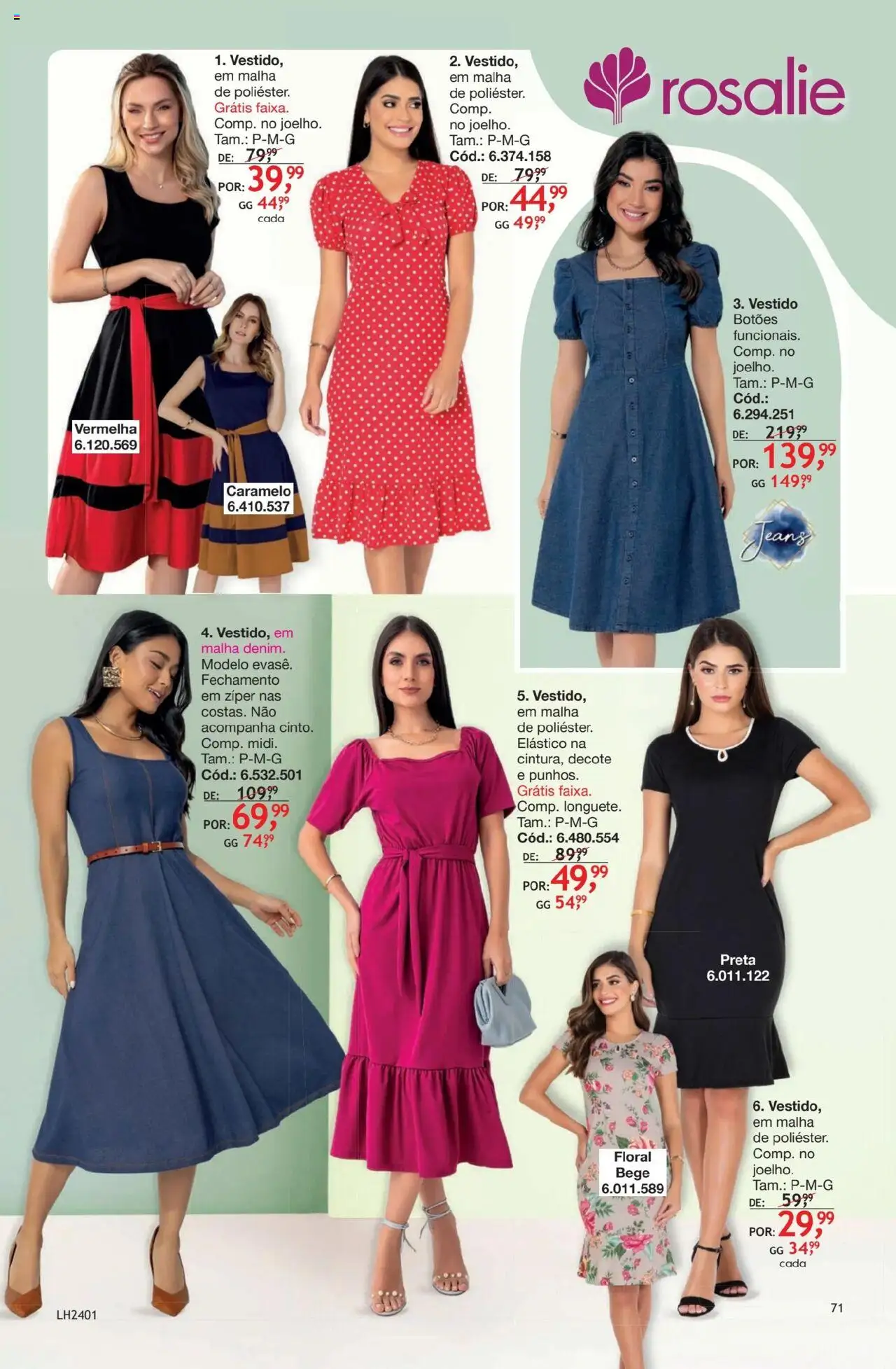 Quatro Estações Folheto - válido de 01.10.2025 | Página: 71 | Produtos: Vestido