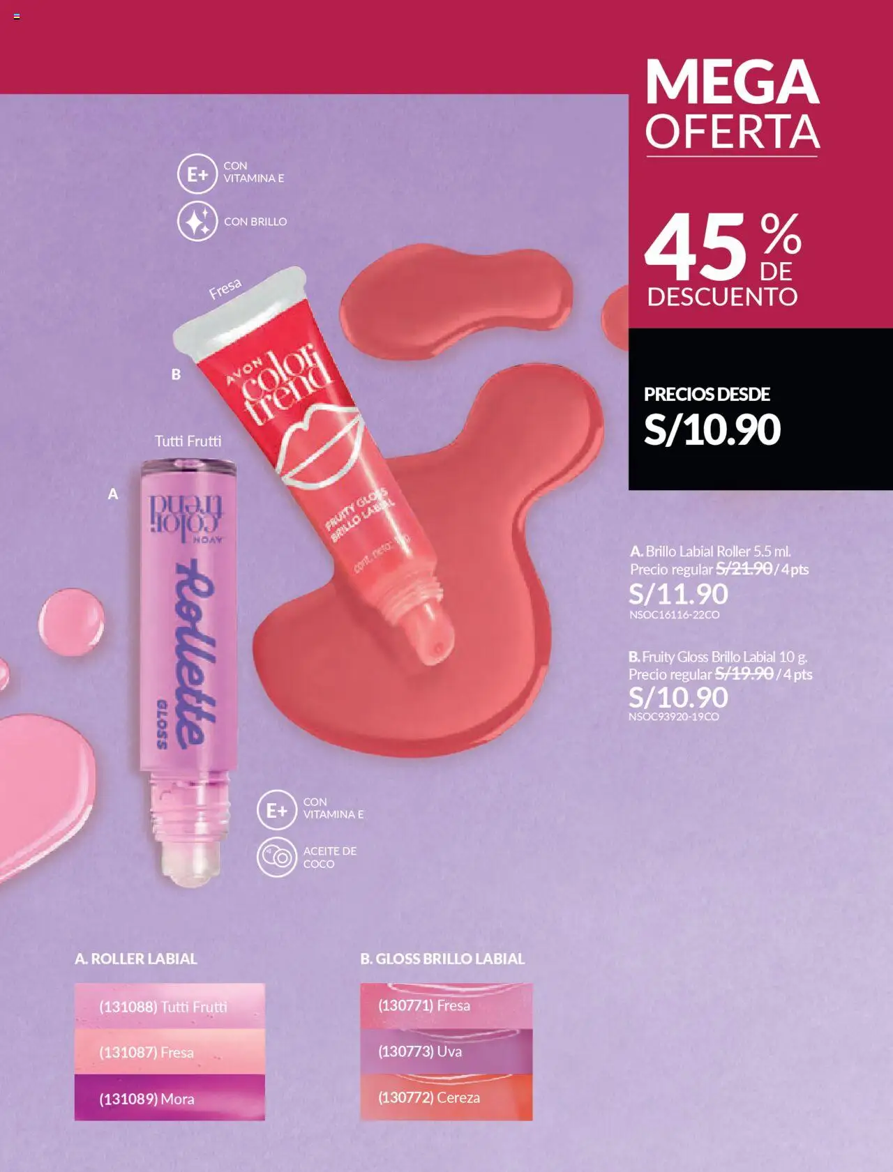 Catálogo Avon válido desde 11.08.2025 | Página: 240 | Productos: Aceite