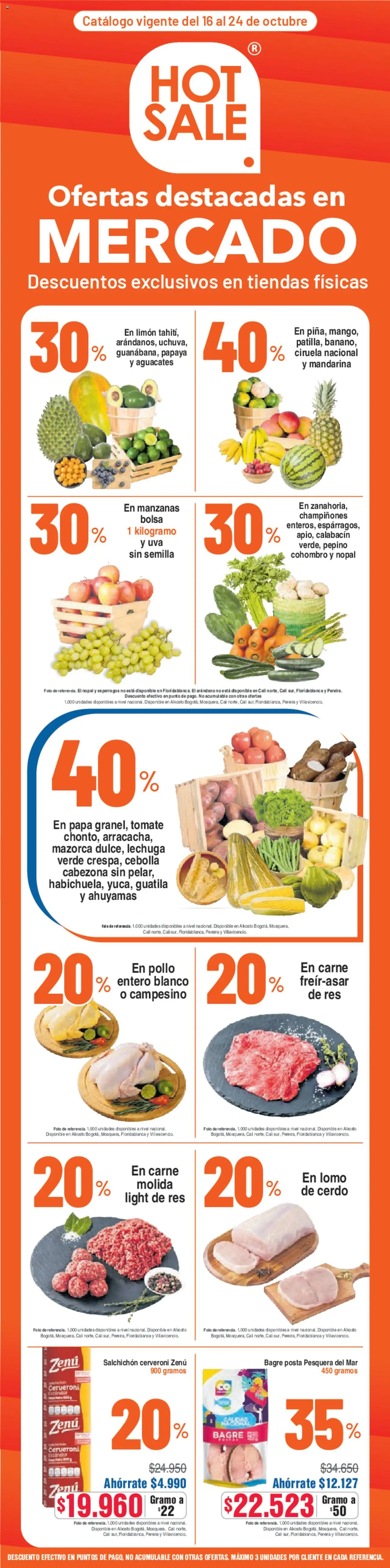 Alkosto revista - valida desde el 16.10.2025 | Página: 1 | Productos: Pollo, Bolsa, Limón, Papa