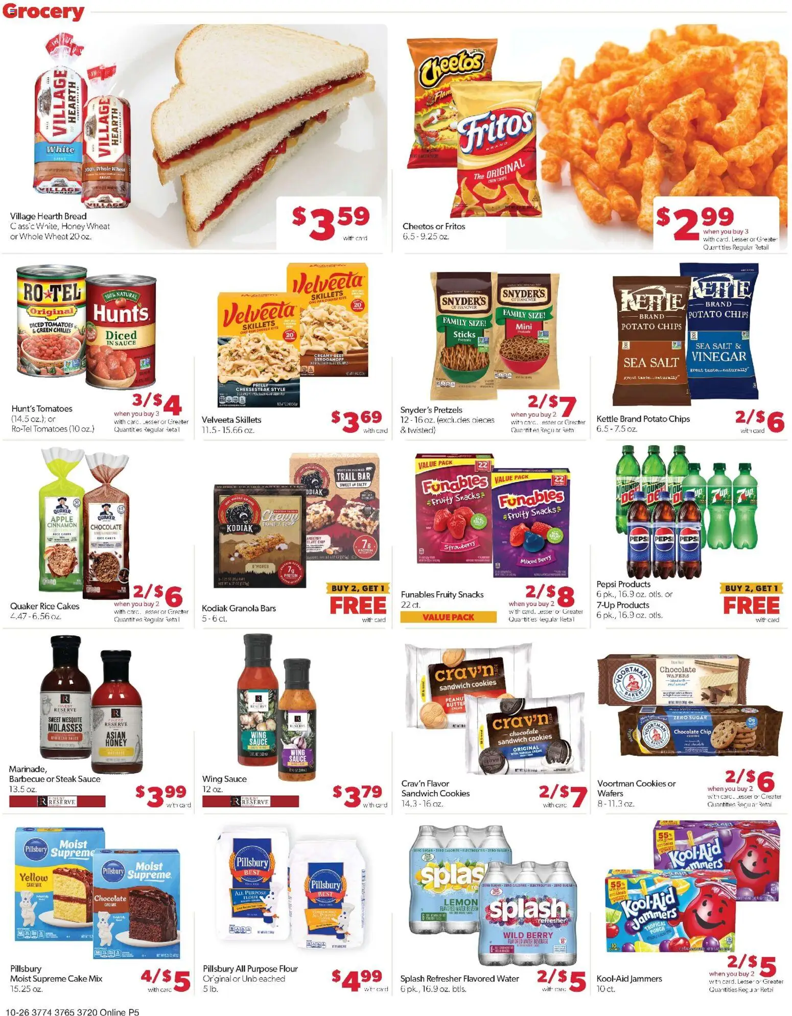 Family Fare Weekly Ad - NE - valid from 26.10.2025 | Page: 9 | Products: Butter, Chips, Sauce, Salt