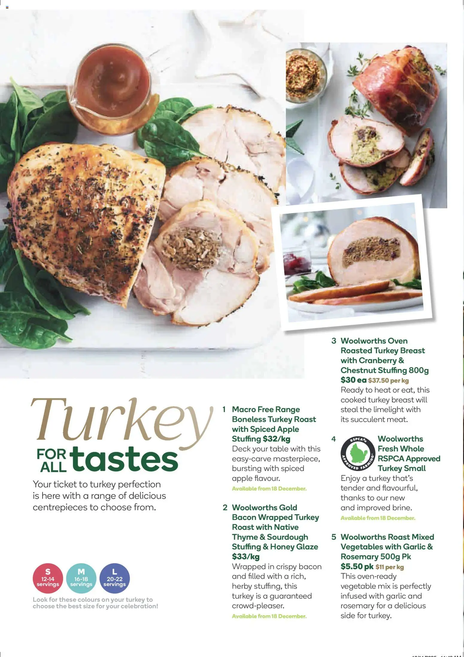 Woolworths catalogue - valid from 26.11.2025 | Page: 12 | Products: Table, Vegetables, Garlic, Oven