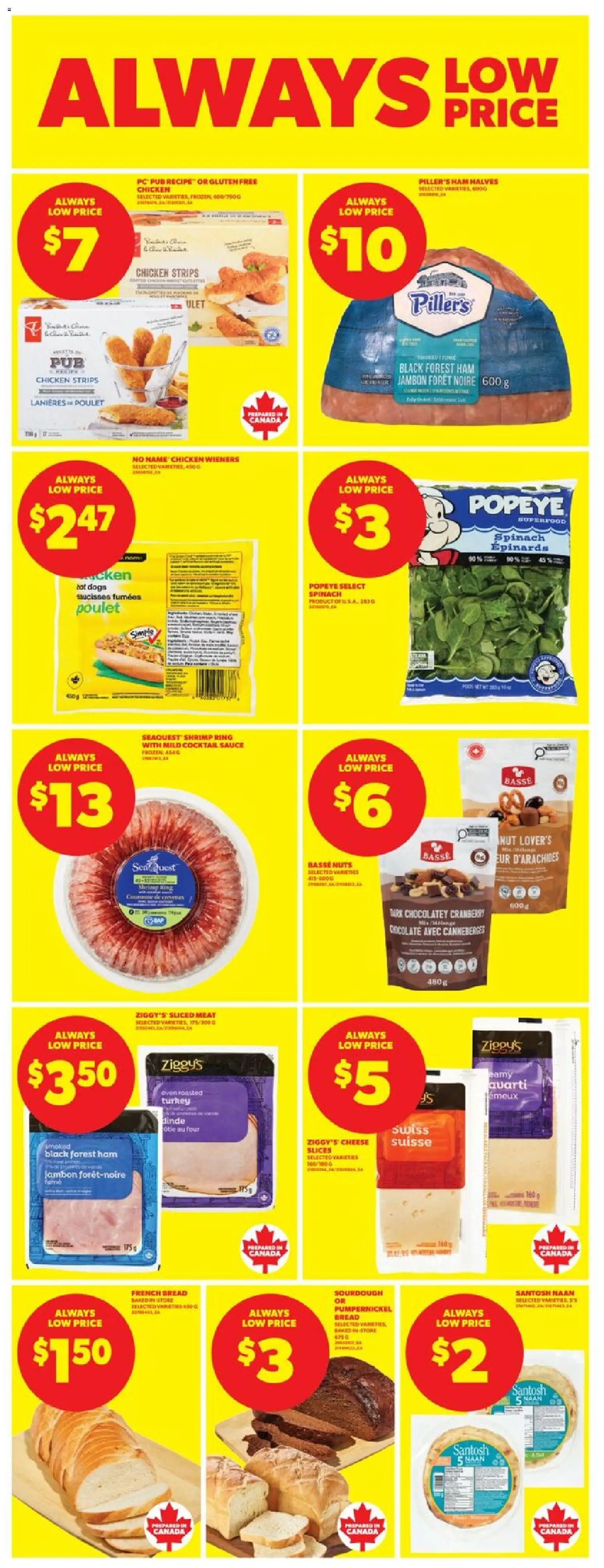 Real Canadian Superstore flyer valid from 08.01.2026 | Page: 26 | Products: PC, Turkey, Cheese, Bread