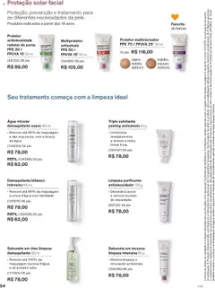 Natura Folheto - válido de 28.07.2025 | Página: 54 | Produtos: Mousse, Água micelar, Óleo, Sabonete