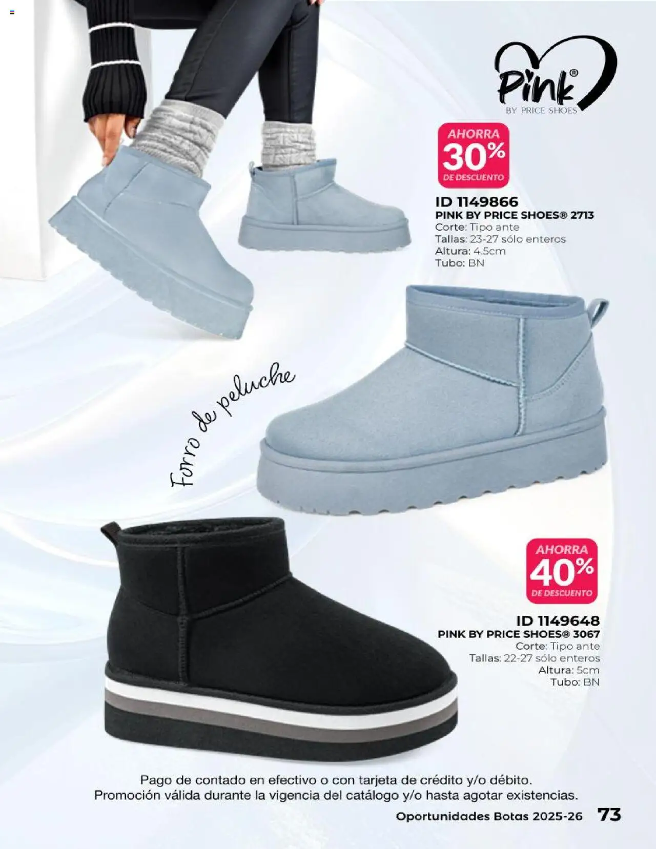Nuevas ofertas de Price Shoes válidas en toda la República Mexicana desde el 25.06.2025. ¡Encuentra las mejores ofertas en Price Shoes catálogo Oportunidades Botas! | Página: 73 | Productos: Botas
