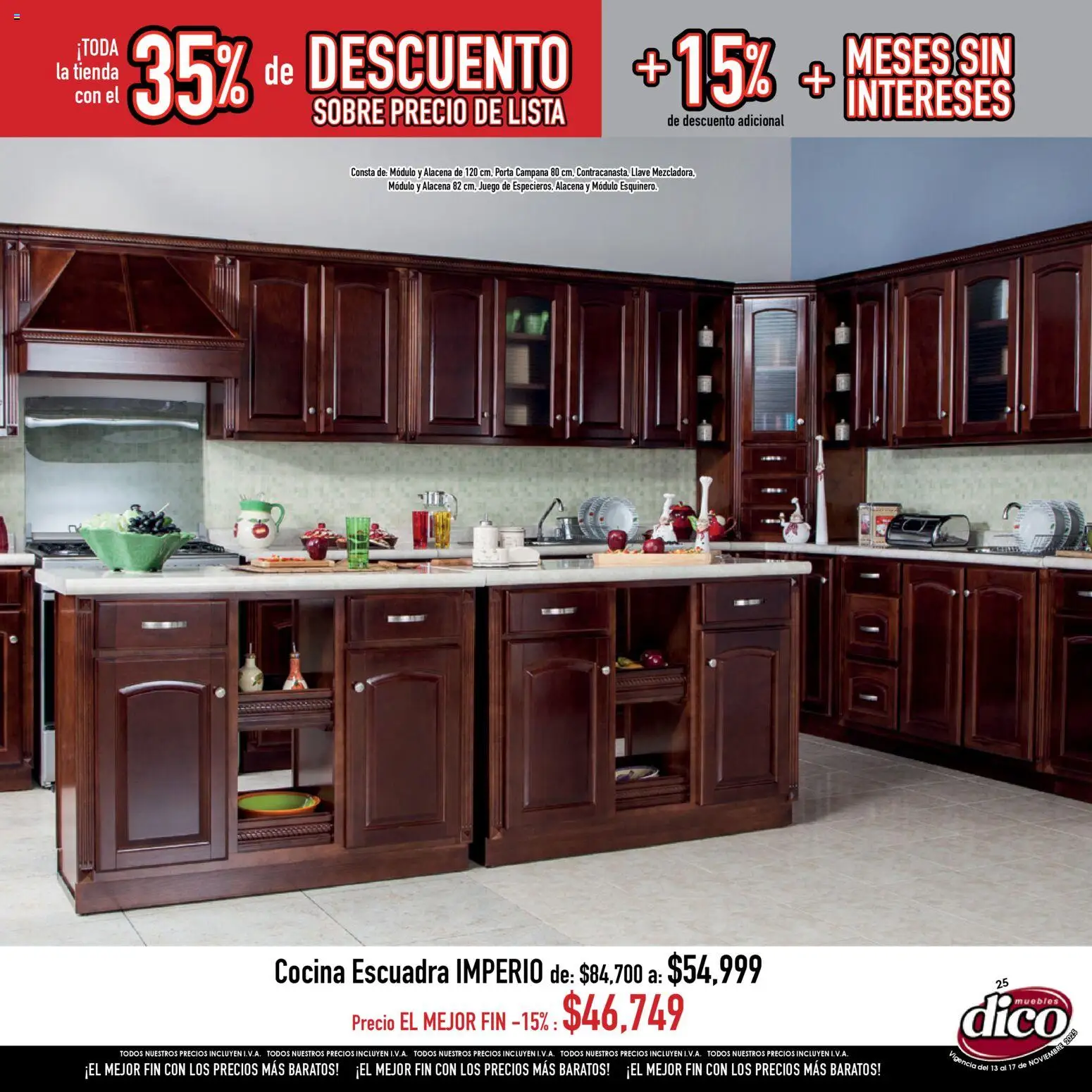 Nuevas ofertas de Muebles Dico válidas en toda la República Mexicana desde el 13.11.2025. ¡Encuentra las mejores ofertas en Muebles Dico Buen Fin ! | Página: 25