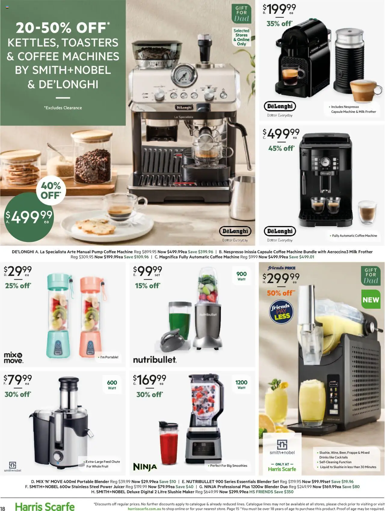 Harris Scarfe catalogue - valid from 21.08.2025 | Page: 18 | Products: Milk, Coffee, Blender, Digital