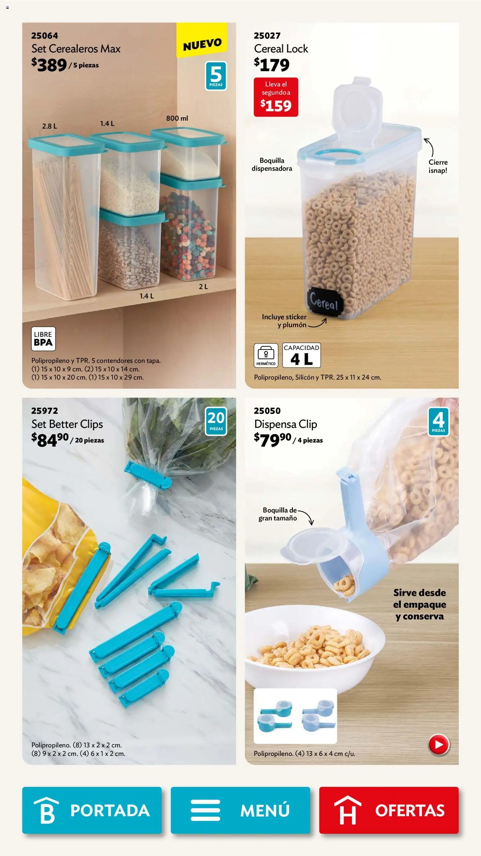 Nuevas ofertas de Betterware válidas en toda la República Mexicana desde el 05.01.2026. ¡Encuentra las mejores ofertas en Betterware campaña 1 2026! | Página: 53