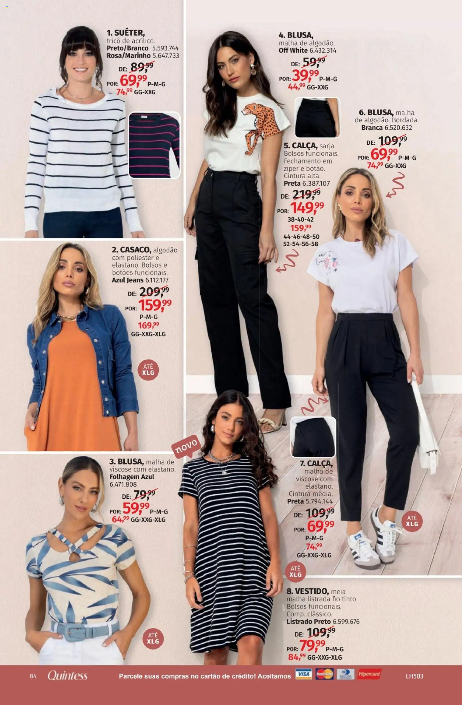 Quatro Estações Folheto - válido de 01.04.2026 | Página: 84 | Produtos: Algodão, Jeans