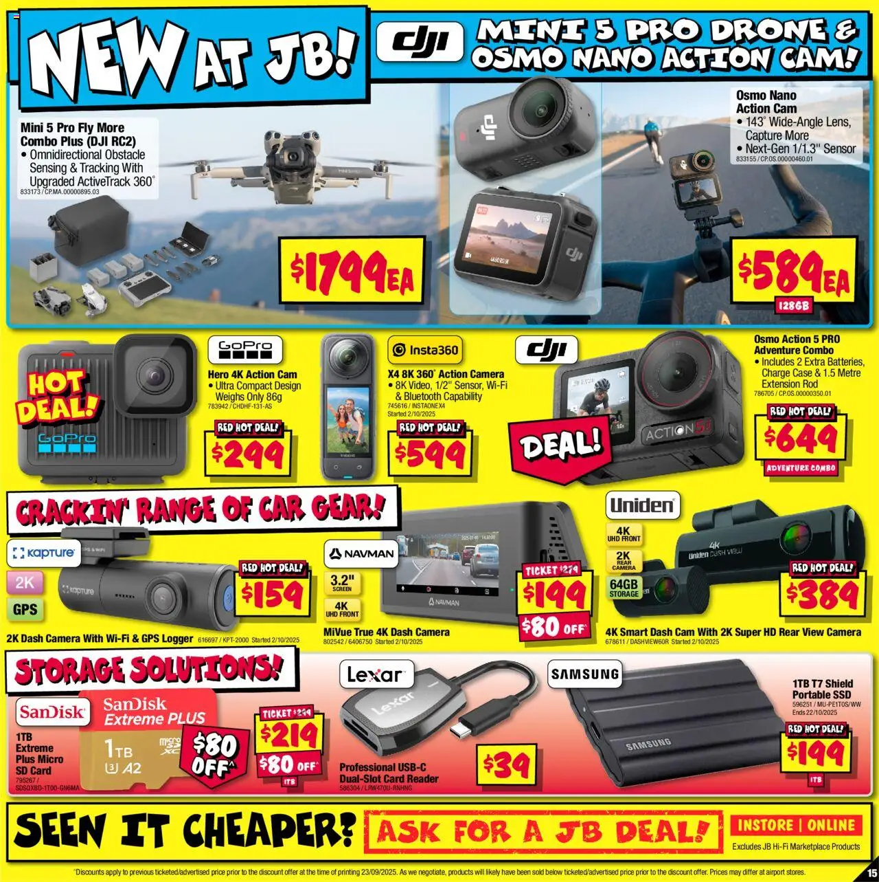 JB Hi-Fi catalogue - valid from 09.10.2025 | Page: 15 | Products: Camera, Case, Nano, Screen