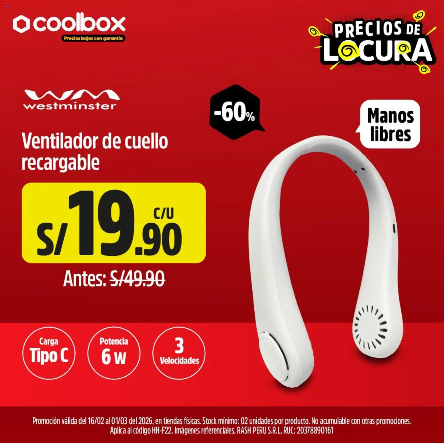 Catálogo Coolbox válido desde 16.02.2026 | Página: 5 | Productos: Ventilador