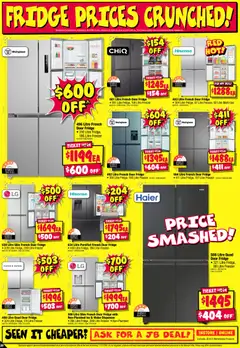 Preview of JB Hi-Fi - End of Year Madness - valid from 18.12.2025 | Page: 20 | Products: Door, Water, Fridge, Freezer