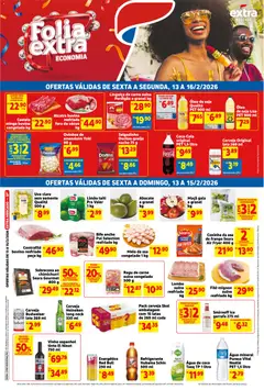Extra - Ofertas de Mercado Fim de Semana - Pré-Visualização do folheto da loja Extra, válido de 13.02.2026