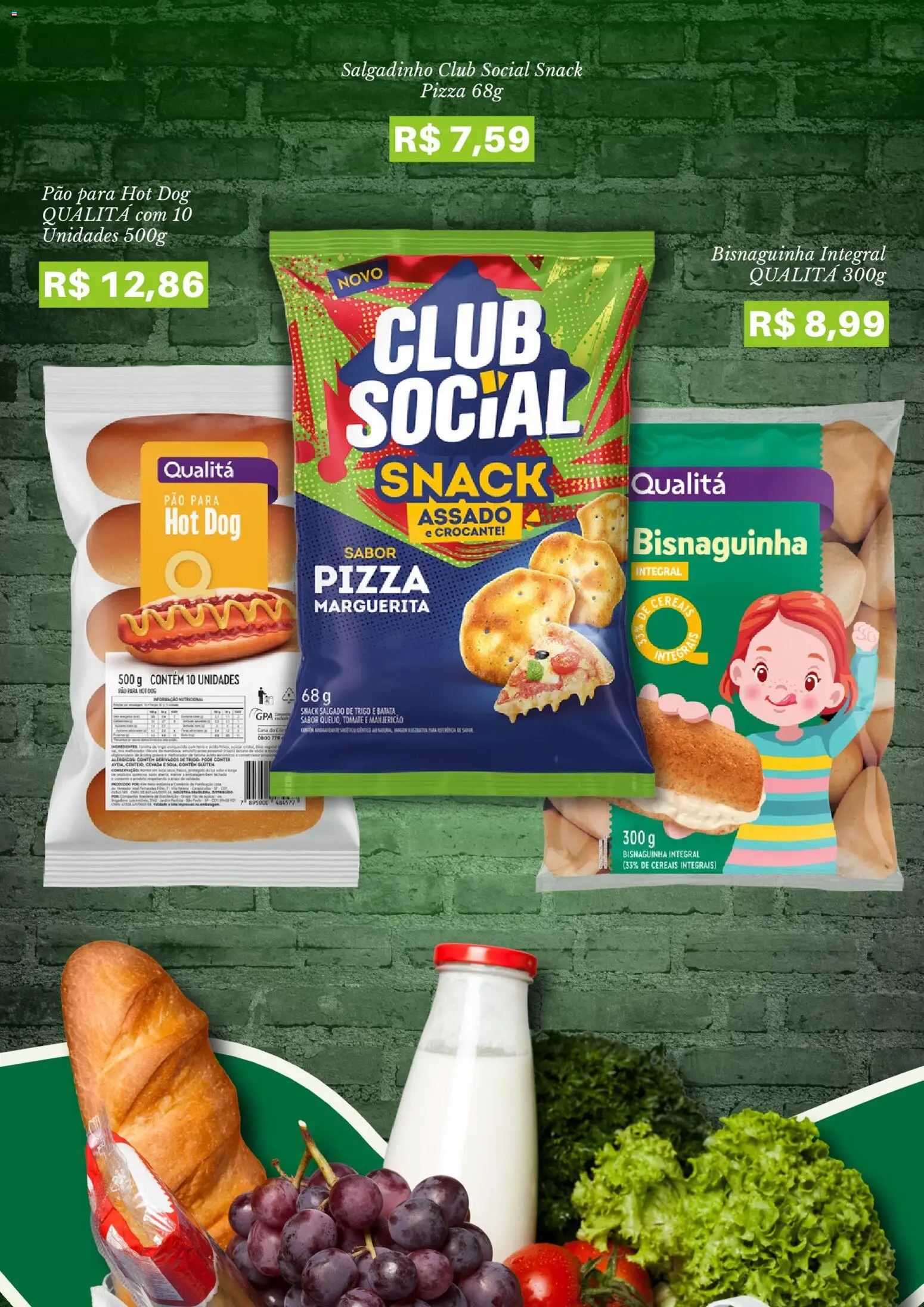 Pão de Açúcar Folheto - válido de 29.12.2025 | Página: 4 | Produtos: Manjericão, Pão, Pizza, Batata