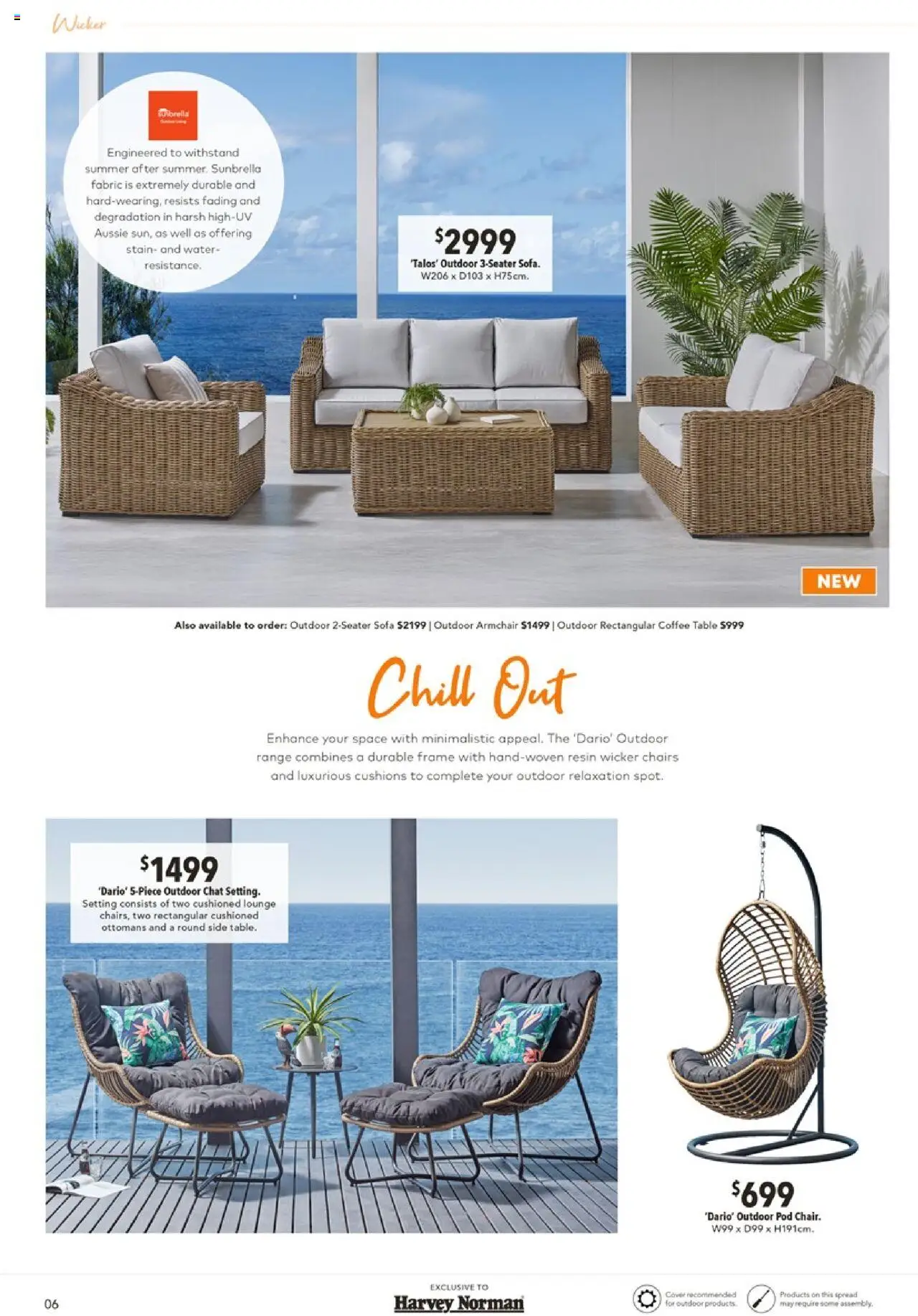 Harvey Norman catalogue - valid from 28.08.2025 | Page: 6 | Products: Armchair, Coffee table, Table, Water