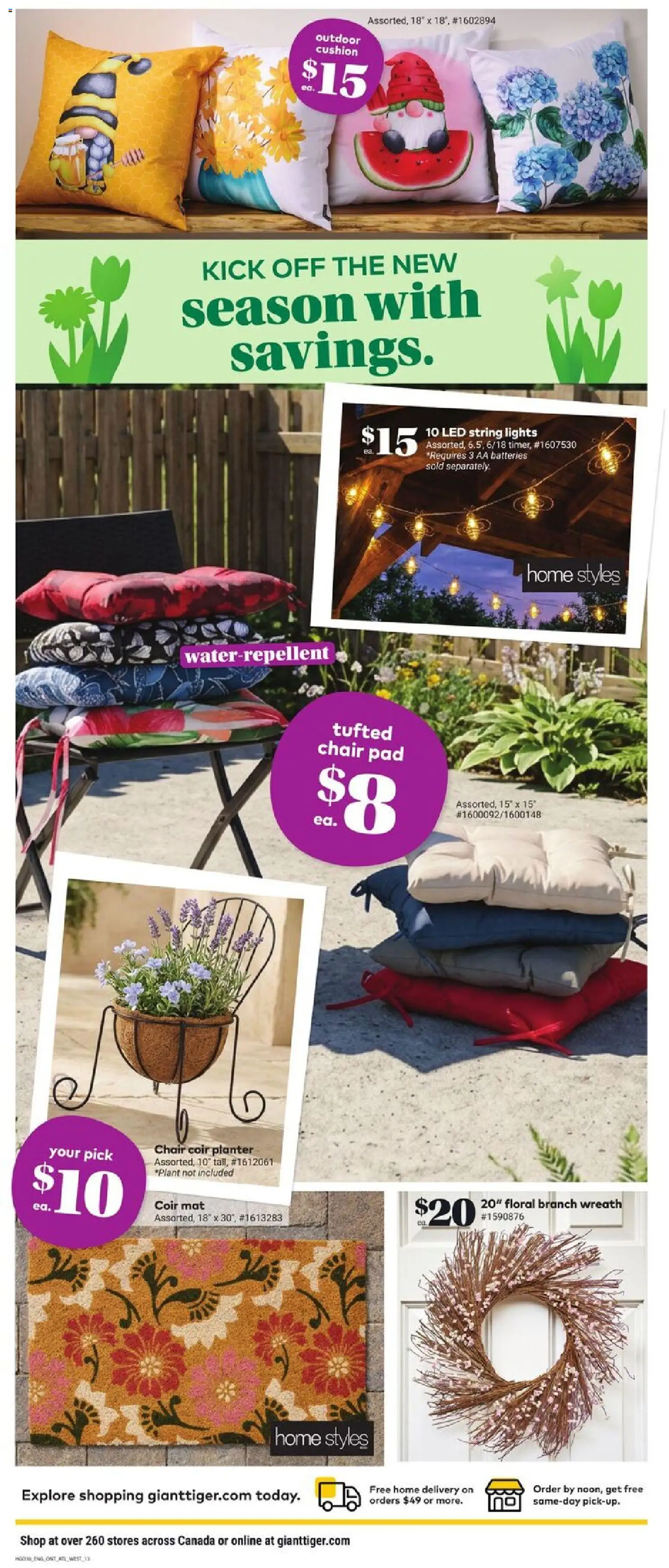 Giant Tiger flyer valid from 25.02.2026 | Page: 15 | Products: Chair, Doormat