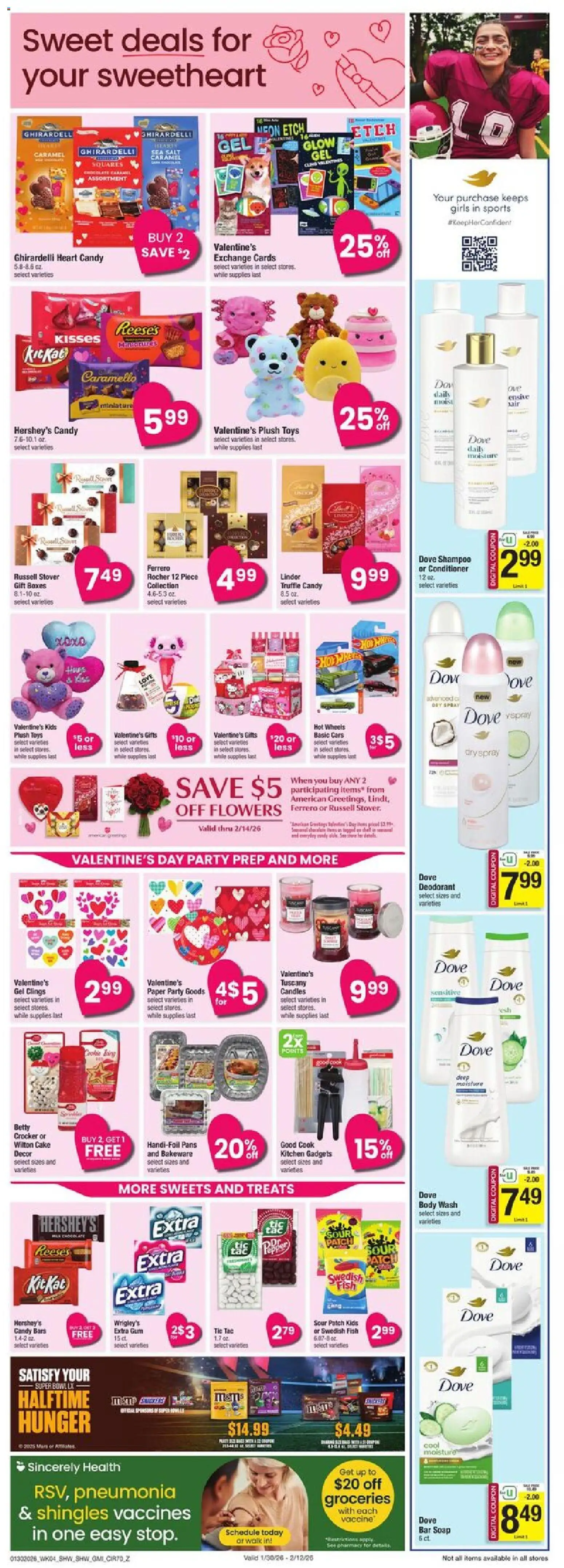Shaw's Weekly Ad - valid from 30.01.2026 | Page: 5 | Products: Conditioner, Deodorant, Body Wash, Salt