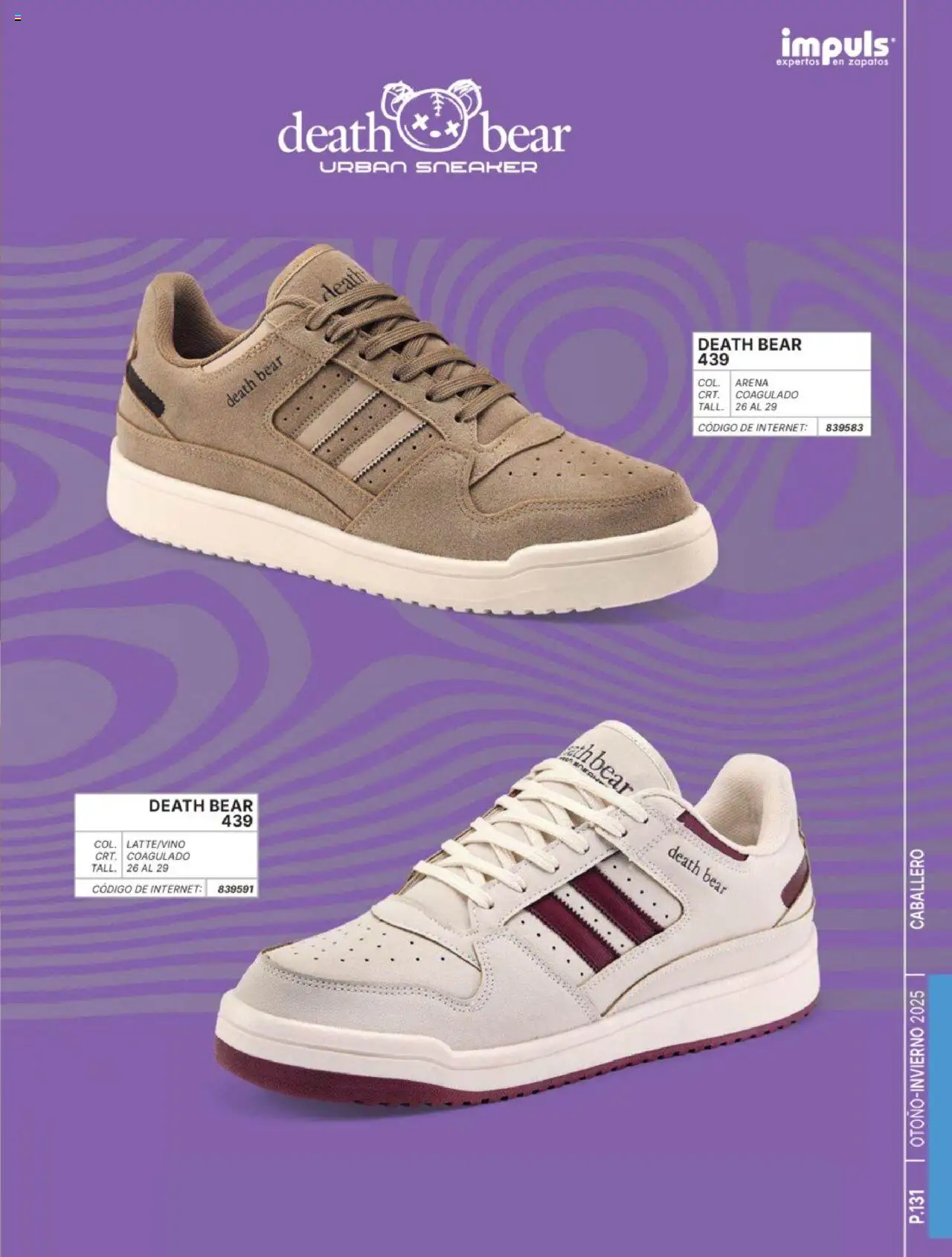 Nuevas ofertas de Impuls válidas en toda la República Mexicana desde el 07.07.2025. ¡Encuentra las mejores ofertas en Impuls catálogo Caballero Otoño-Invierno 2025! | Página: 133 | Productos: Zapatos