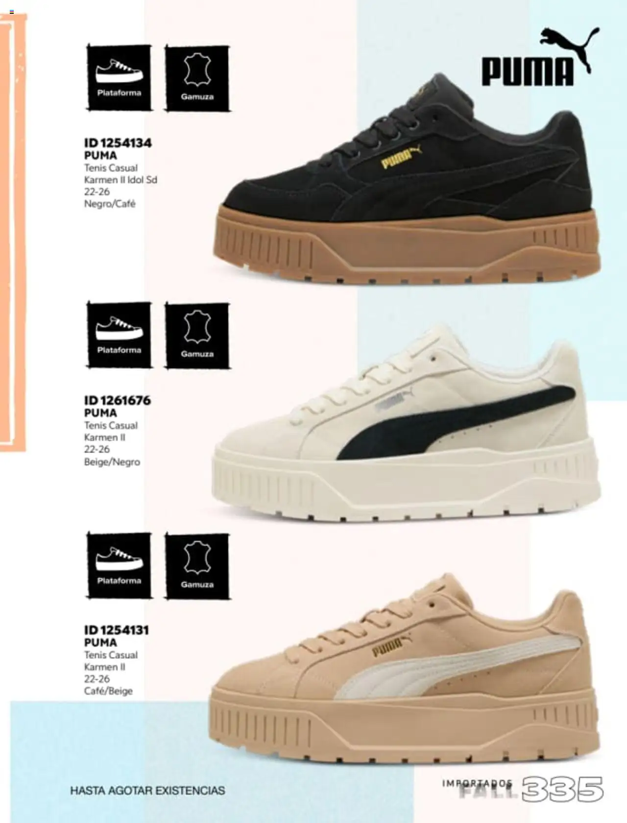 Nuevas ofertas de Price Shoes válidas en toda la República Mexicana desde el 18.08.2025. ¡Encuentra las mejores ofertas en Price Shoes - Catálogo Fall Importados! | Página: 335 | Productos: Tenis, Gamuza