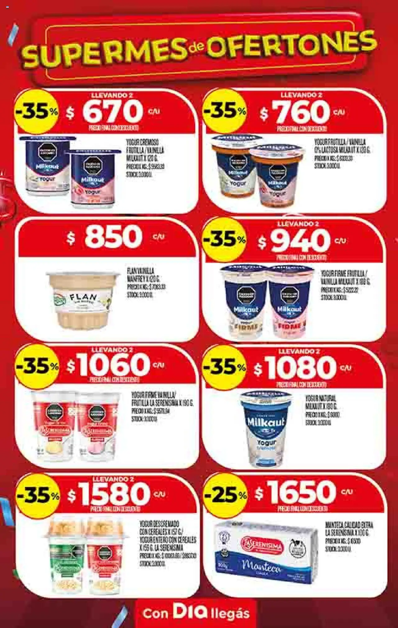 Dia - Ofertas - Salta y Jujuy │ válido desde el 15.10.2025 | Página: 9 | Productos: Frutilla, Manteca, Yogur, Cereales