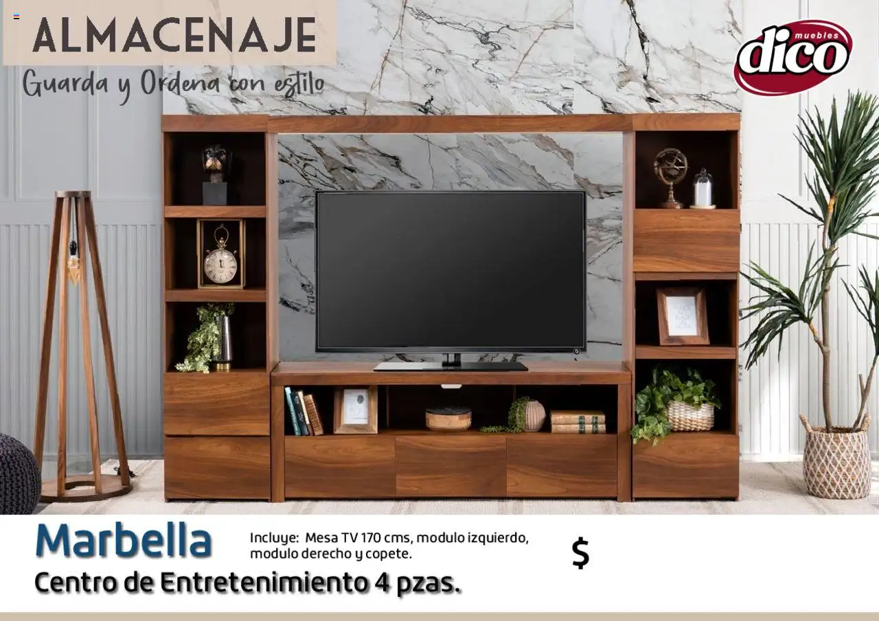 Nuevas ofertas de Muebles Dico válidas en toda la República Mexicana desde el 12.02.2025. ¡Encuentra las mejores ofertas en Muebles Dico catálogo Almacenaje! | Página: 91 | Productos: Mesa