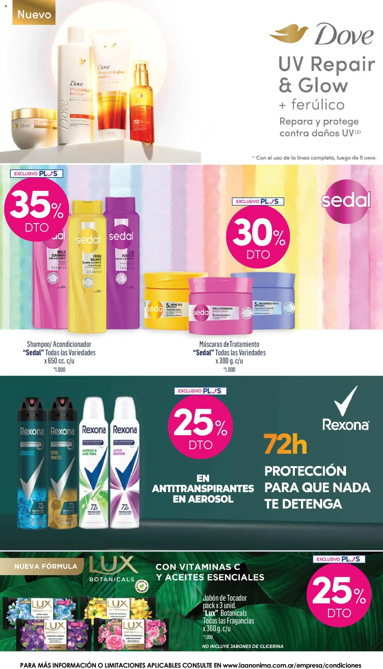 La Anonima catálogo │ válido desde el 13.03.2026 | Página: 27 | Productos: Vitaminas, Acondicionador, Jabón, Té