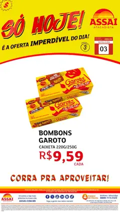 Assaí Atacadista ofertas - TO - Pré-Visualização do folheto da loja Assaí Atacadista, válido de 03.04.2026