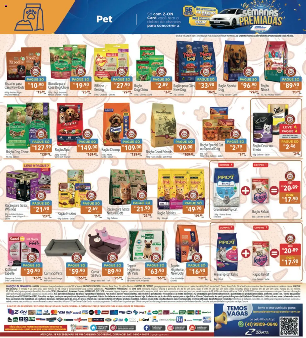 Supermercados Condor Folheto - válido de 25.07.2025 | Página: 32 | Produtos: Areia, Tapete, Pneus, Granulado
