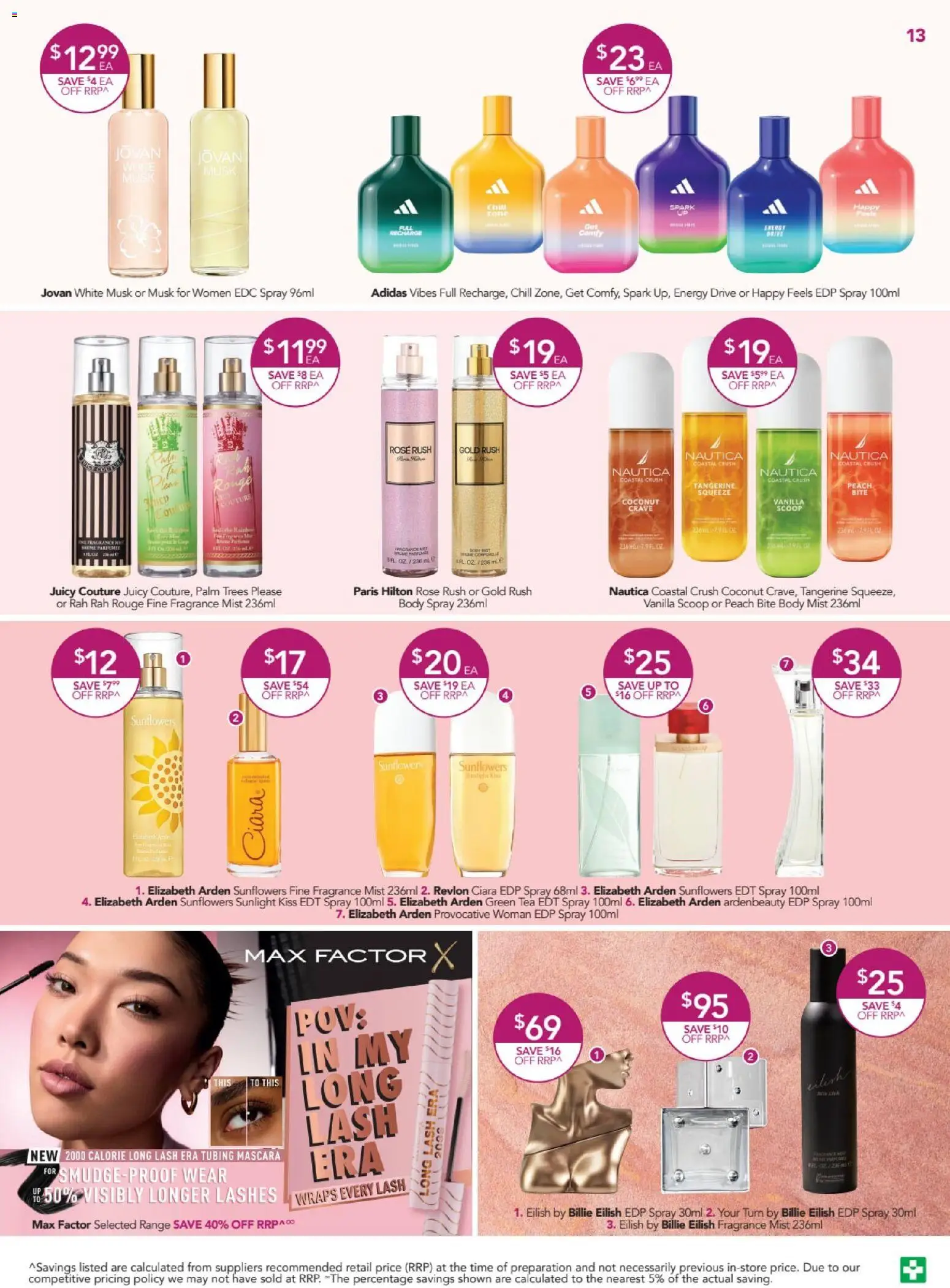 Terry White catalogue - valid from 01.01.2026 | Page: 13 | Products: Fragrance, Mascara, Tangerine, Peach