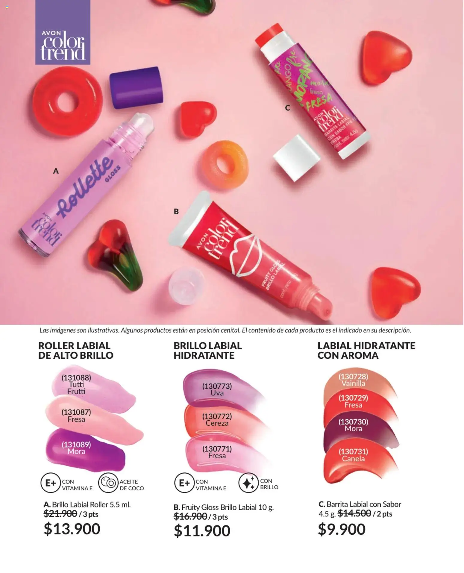 Avon revista - valida desde el 25.02.2026 | Página: 41 | Productos: Fresa, Brillo, Mora, Aceite