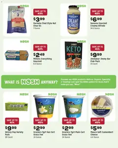 Preview of Grocery Outlet weekly ads valid from 14.01.2026 | Page: 9 | Products: Box, Cheese, Yogurt, Sauce