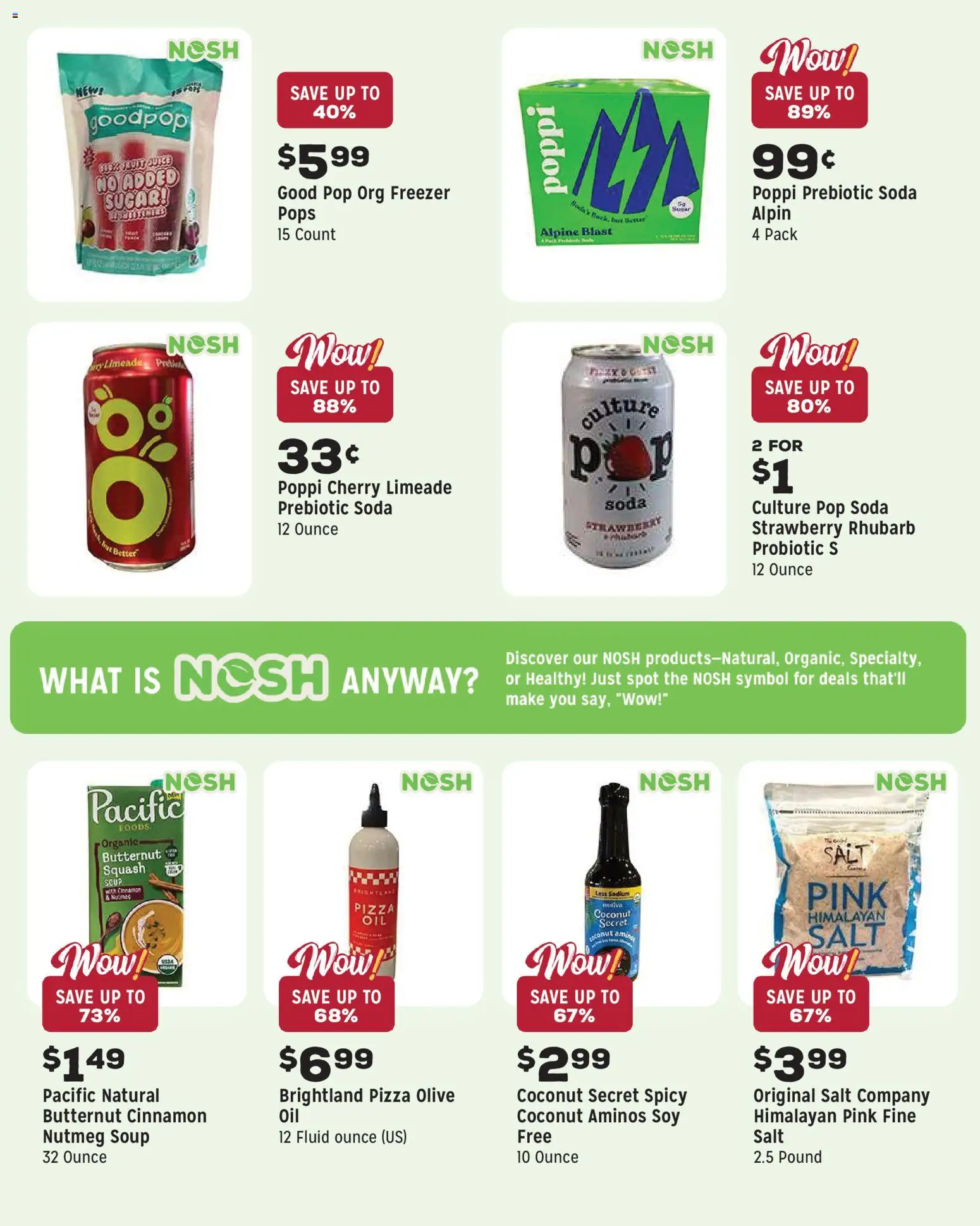 Grocery Outlet Weekly Ad - CA - valid from 15.04.2026 | Page: 6 | Products: Squash, Pizza, Salt, Sugar