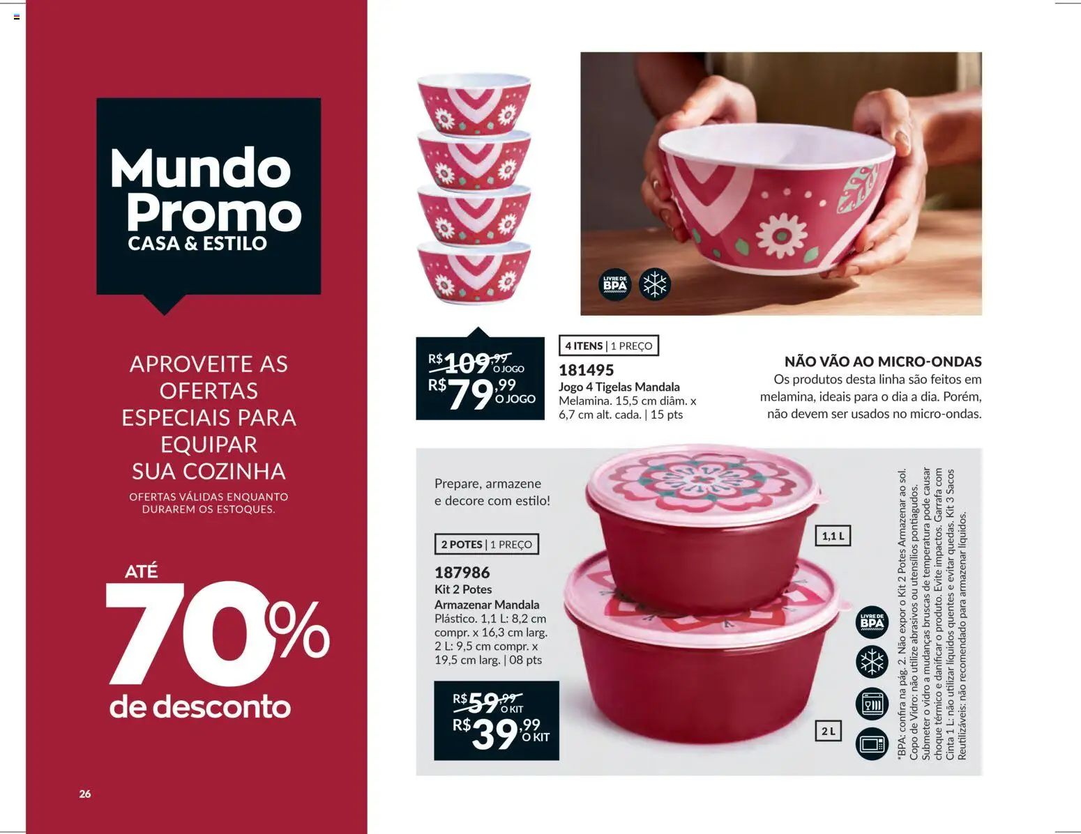Avon Folheto - válido de 15.01.2026 | Página: 26 | Produtos: Microondas, Potes