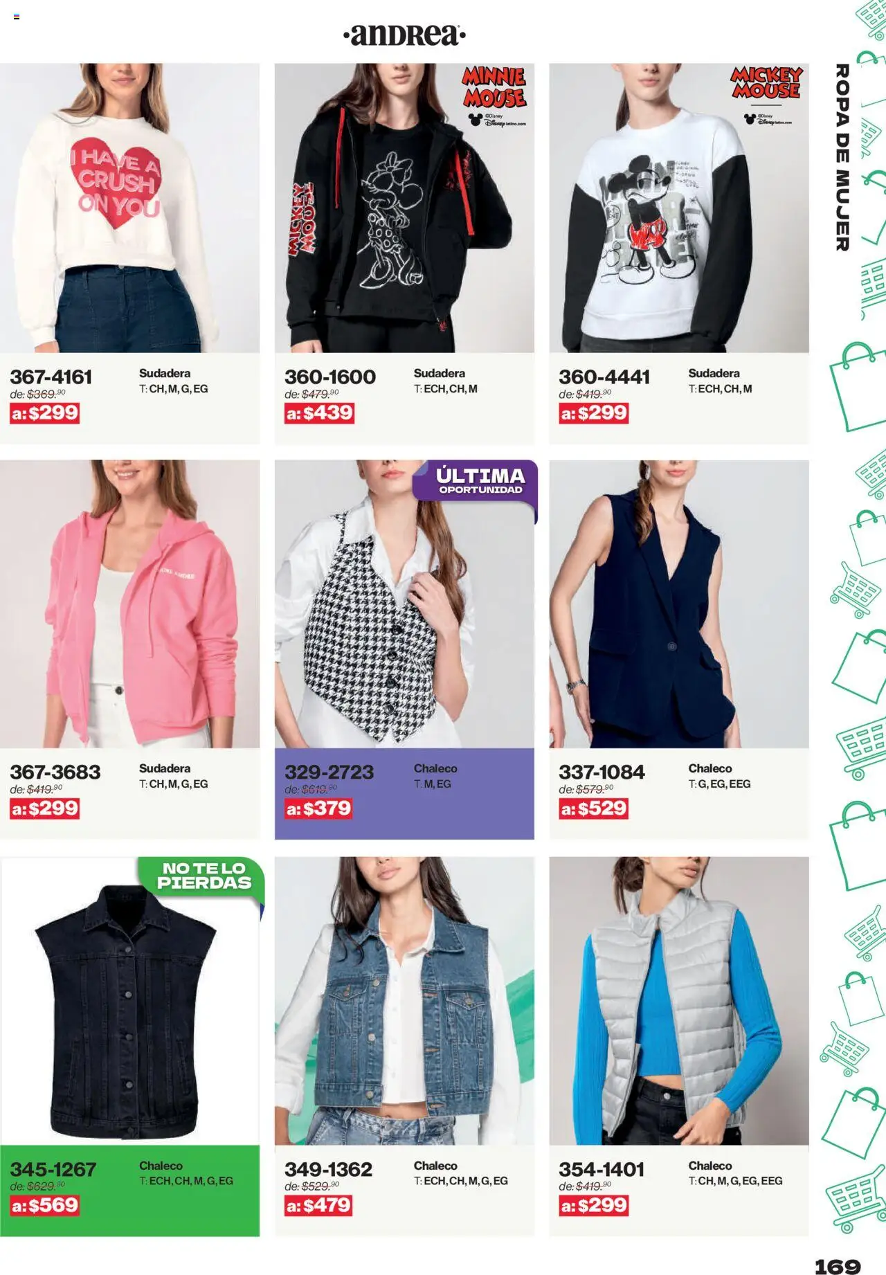 Nuevas ofertas de Andrea válidas en toda la República Mexicana desde el 10.08.2025. ¡Encuentra las mejores ofertas en Andrea - Catálogo Outlet! | Página: 169 | Productos: Mouse, Ropa, Sudadera, Té