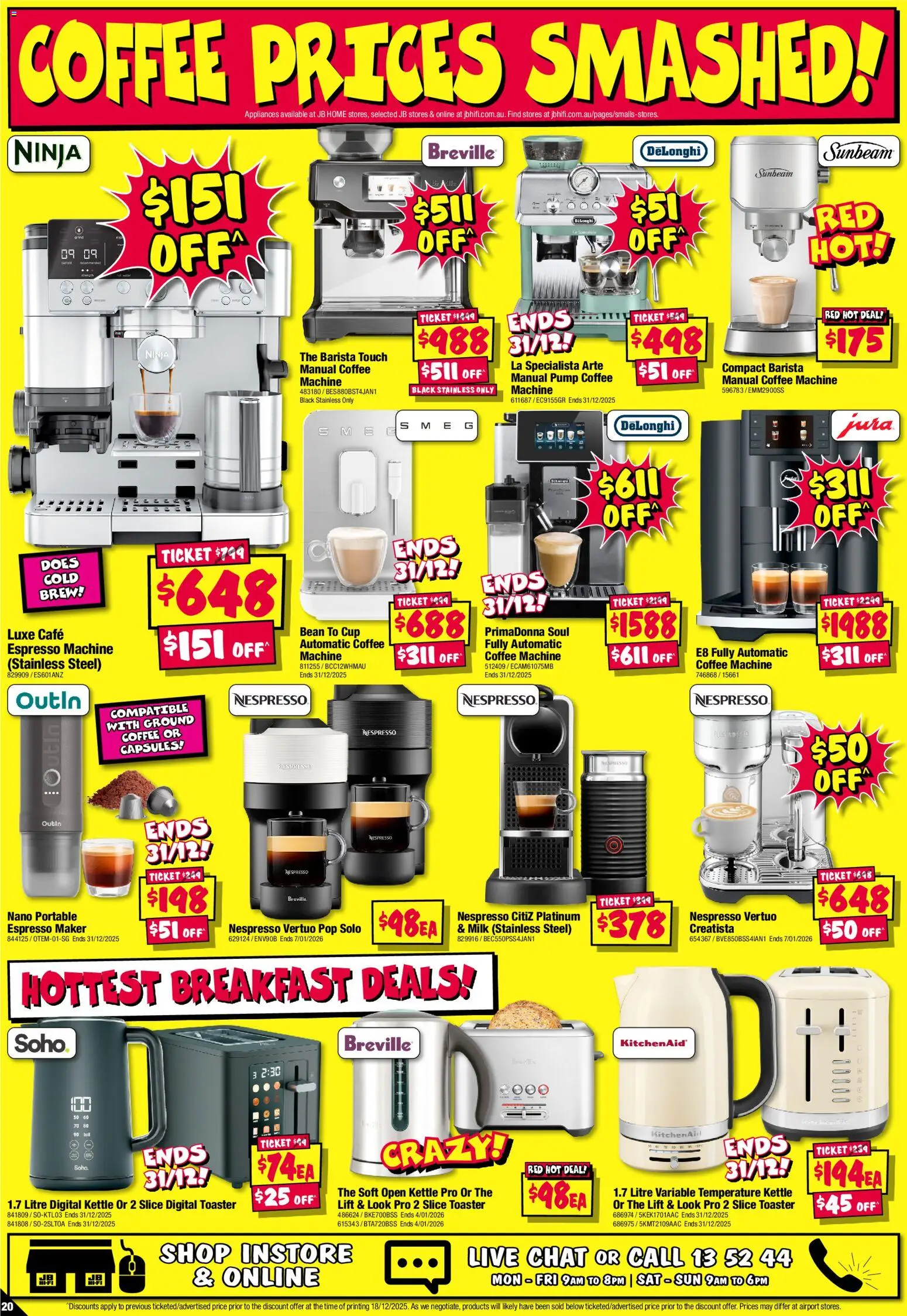 JB Hi-Fi catalogue - valid from 26.12.2025 | Page: 20 | Products: Digital, Nano, Portable, Toaster