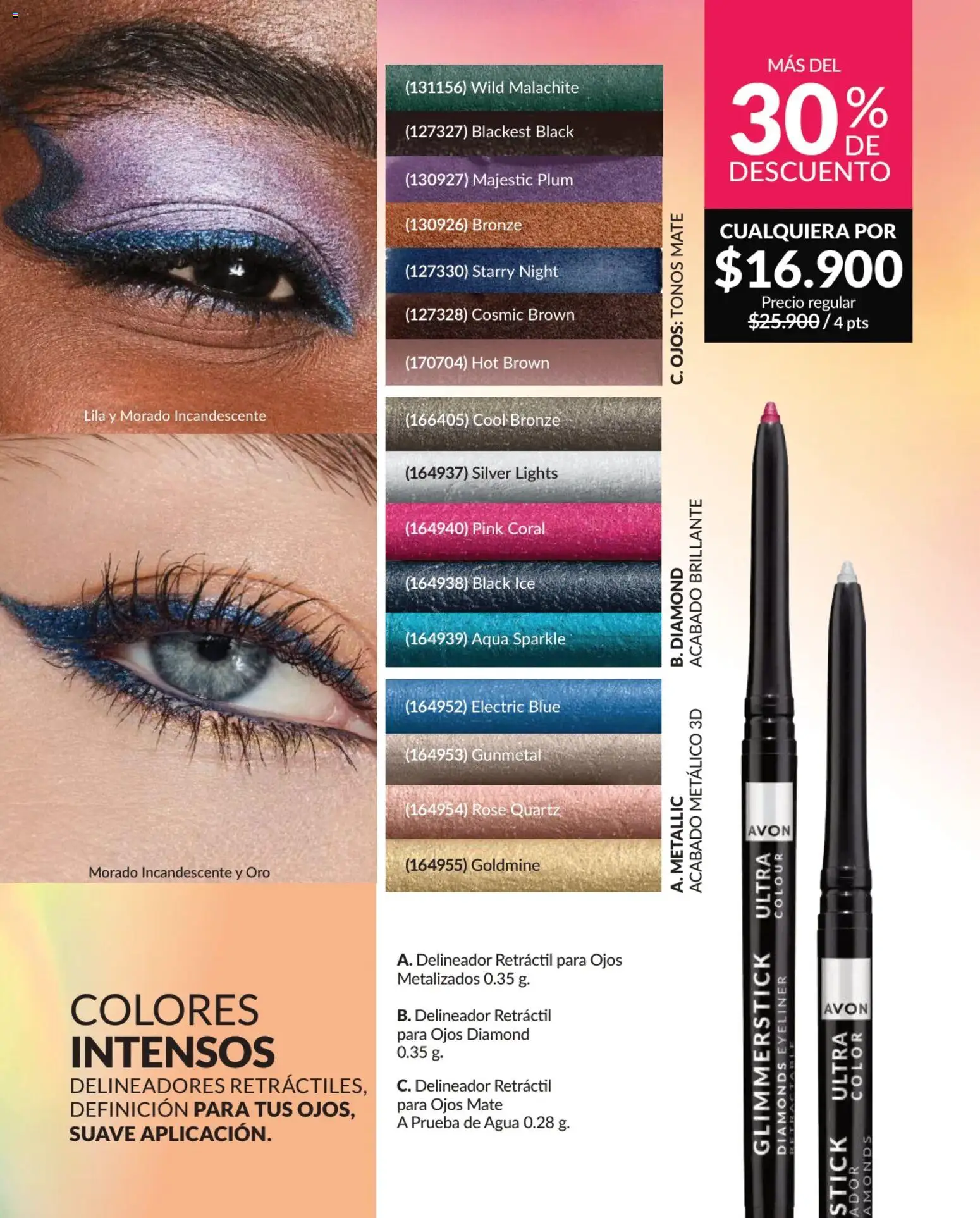 Avon revista - valida desde el 02.01.2026 | Página: 41 | Productos: Agua, Delineador