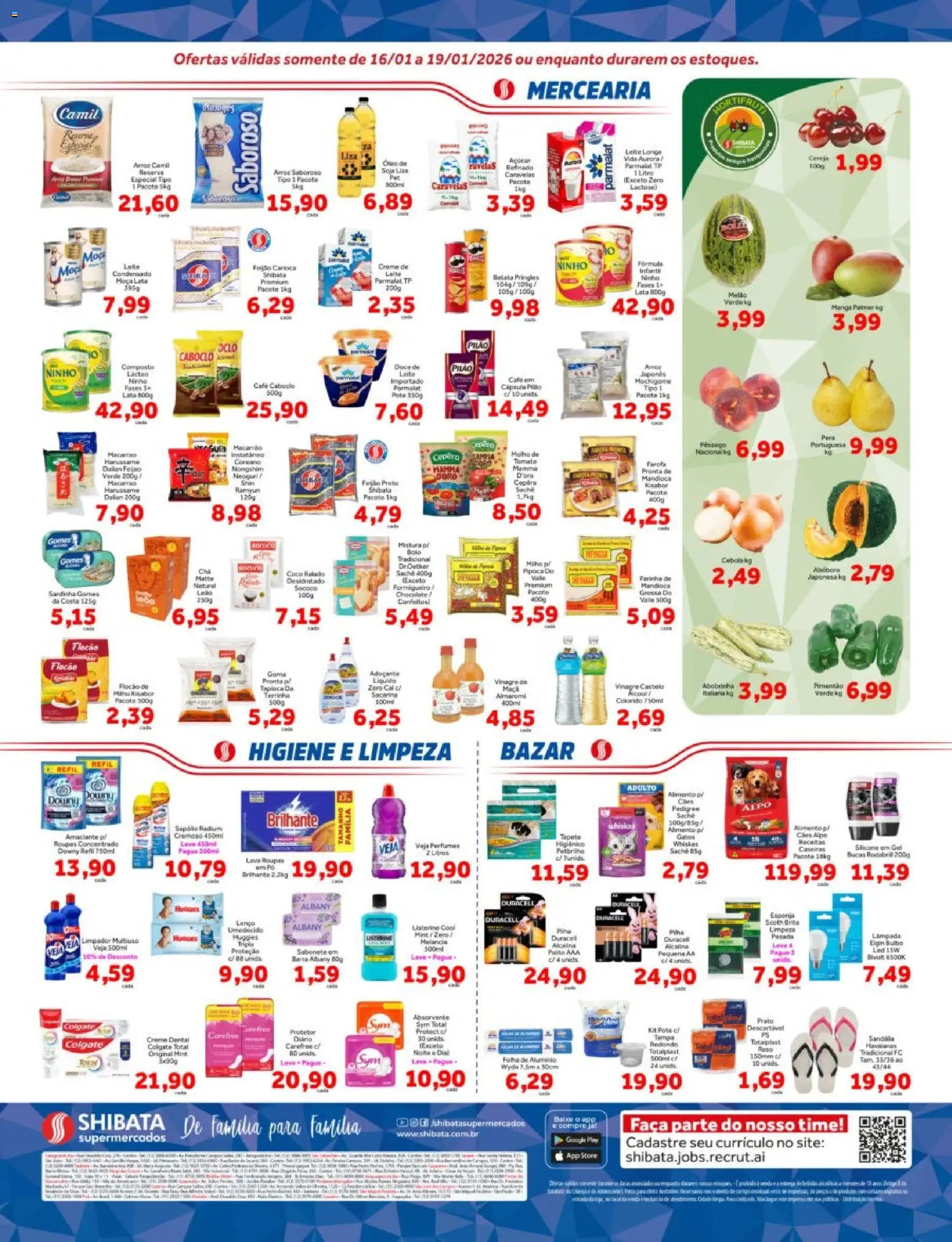 Shibata Folheto - válido de 16.01.2026 | Página: 2 | Produtos: Melancia, Leite, Creme, Pipoca