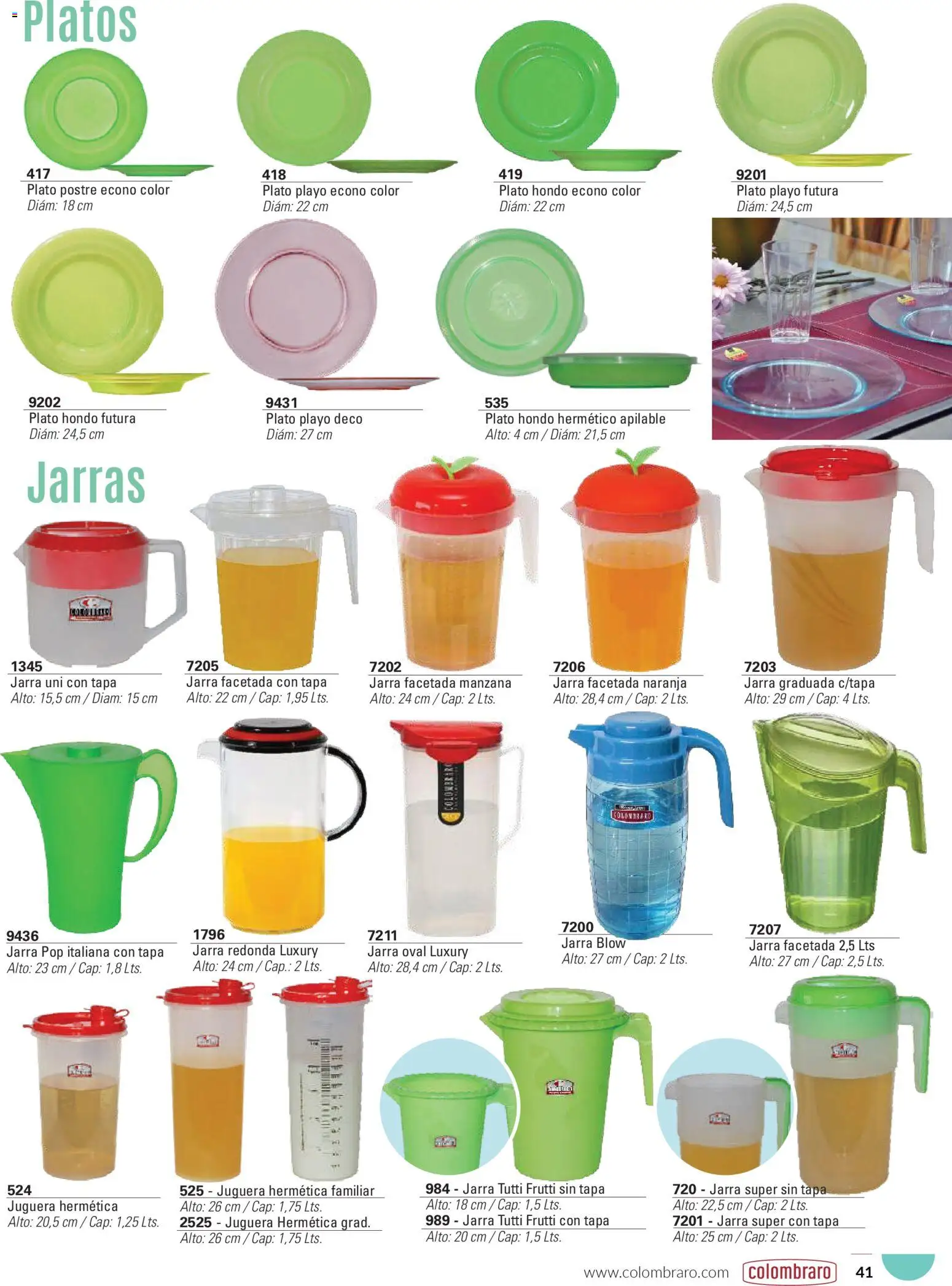 Colombraro catálogo │ válido desde el 26.01.2026 | Página: 41 | Productos: Jarra, Manzana