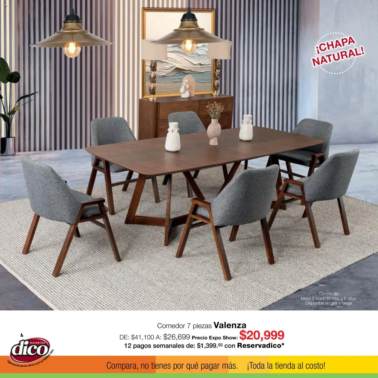 Nuevas ofertas de Muebles Dico válidas en toda la República Mexicana desde el 06.02.2026. ¡Encuentra las mejores ofertas en Muebles Dico catálogo Expo Show! | Página: 4