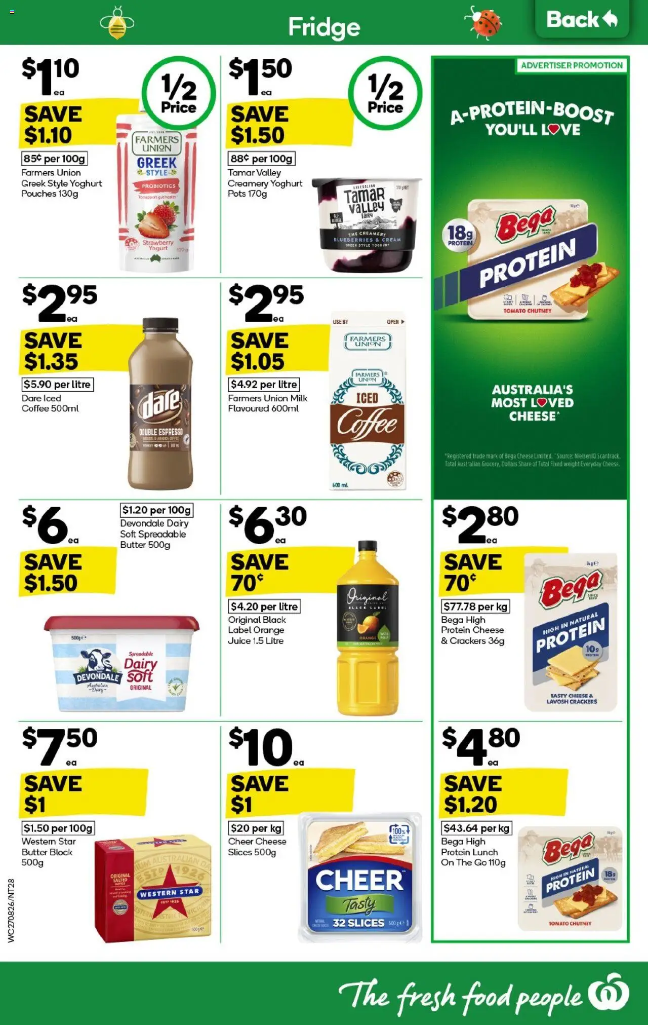 Woolworths catalogue - valid from 27.08.2025 | Page: 28 | Products: Crackers, Cheese, Coffee, Cream