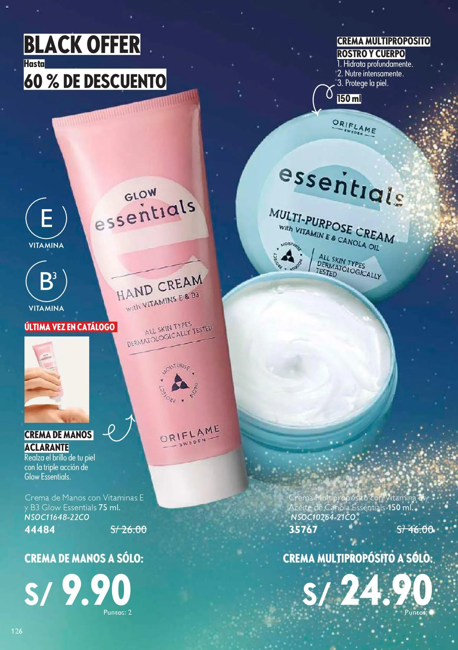 Catálogo Oriflame válido desde 15.11.2025 | Página: 126 | Productos: Crema de manos, Aceite, Crema