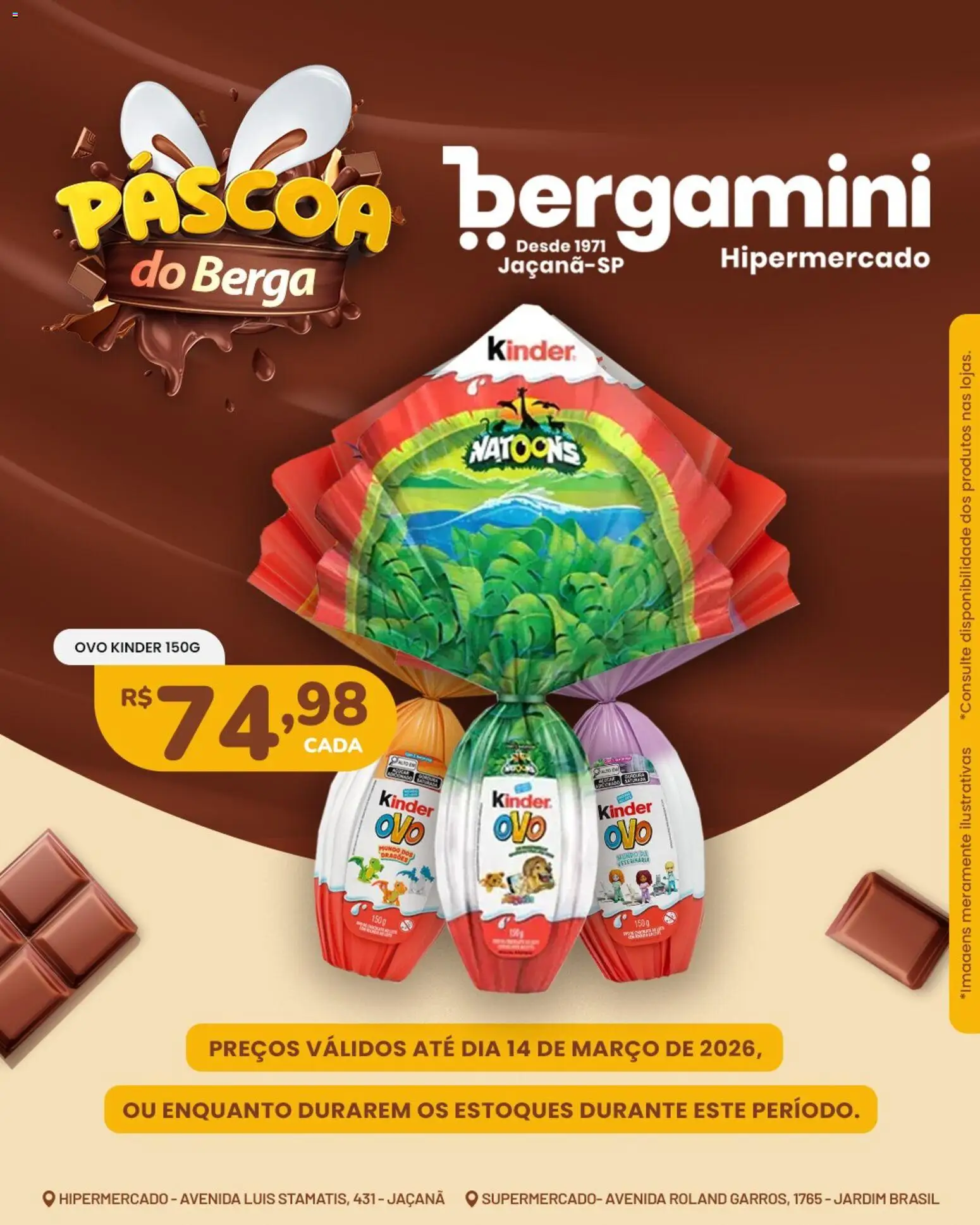 Supermercado Bergamini Folheto - válido de 11.03.2026 | Página: 4 | Produtos: Pá