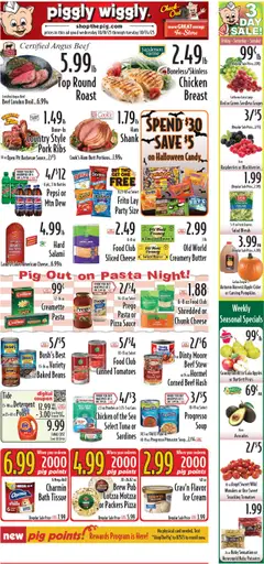 Preview of Piggly Wiggly weekly ads valid from 08.10.2025